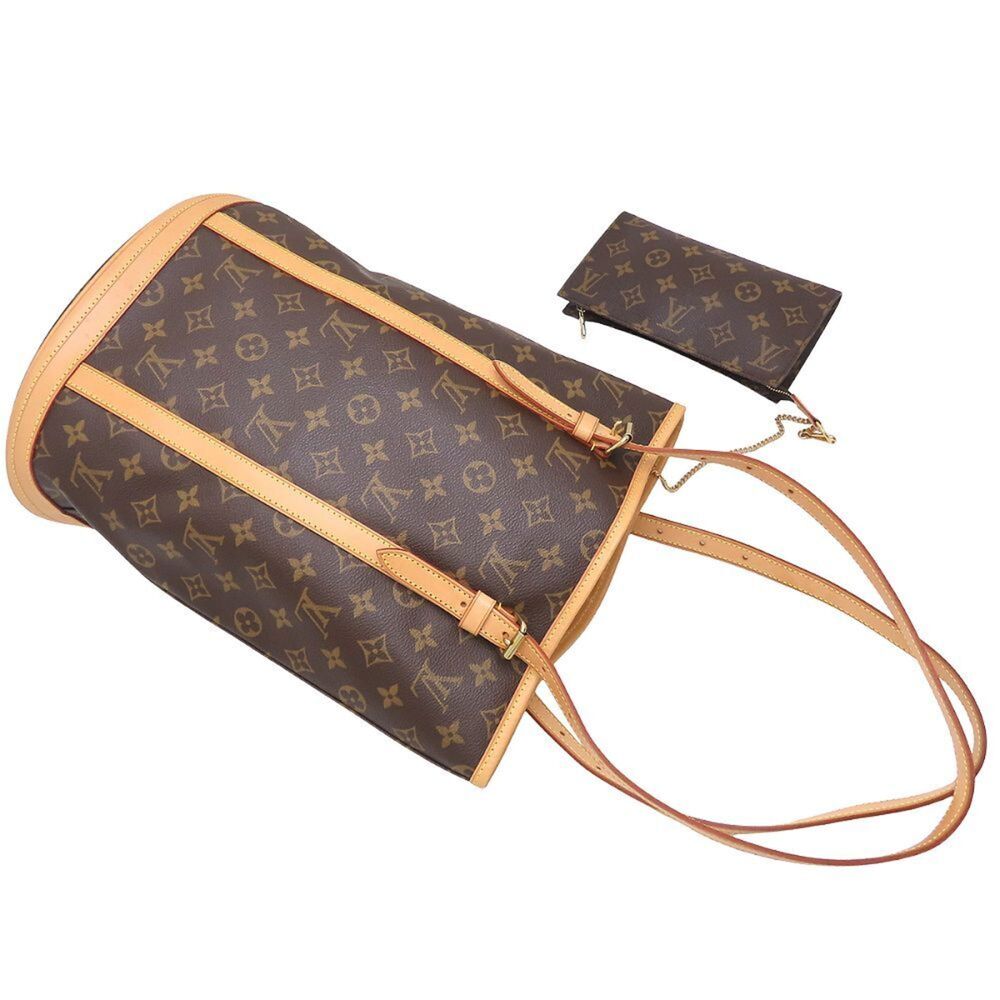 LOUIS VUITTON Brown Monogram Tote Bag - Picture 3 of 10